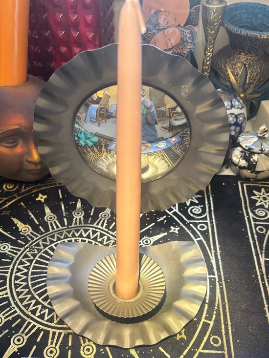 Vintage Other - VINTAGE LENOX AMERICANA COLLECTION CANDLE MIRROR & WALL SCONCE! CREEPY!